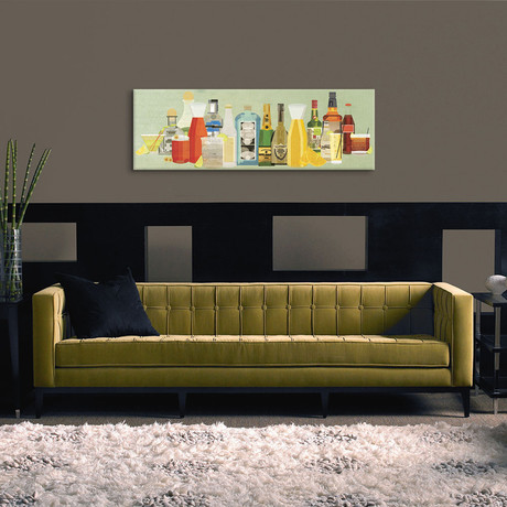 Classic Cocktails Pano (36"W x 12"H x 0.75"D)