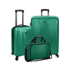 Hytop Spinner Luggage // Set of 3 (Green)