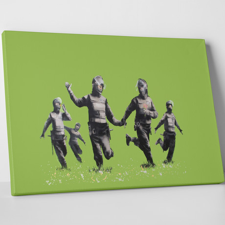 Riot Police (20"W x 16"H x 0.75"D)