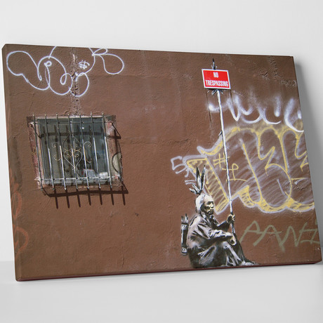 No Trespassing (20"W x 16"H x 0.75"D)