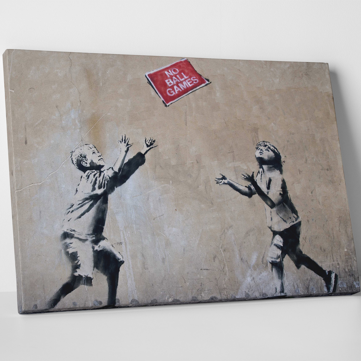 No Ball Games (20"W X 16"H X 0.75"D) - Banksy - Touch Of Modern