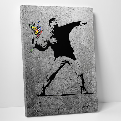 Flower Thrower #2 (16"W x 20"H x 0.75"D)