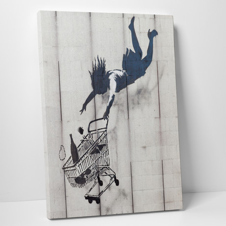 Falling Girl (16"W x 20"H x 0.75"D)