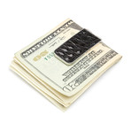 Genuine Alligator Money Clip // Black