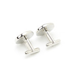 Genuine Alligator Cufflinks // Black