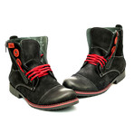 Contrast Lace Boot // Black (Euro: 43)