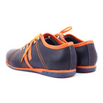 Contrast Sneaker // Navy + Orange (Euro: 40)