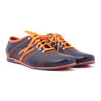 Contrast Sneaker // Navy + Orange (Euro: 40)