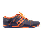 Contrast Sneaker // Navy + Orange (Euro: 40)