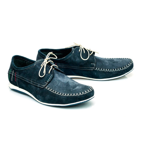 Moc-Toe Derby // Navy (Euro: 40)