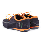 Moc-Toe Derby // Navy + Orange (Euro: 41)