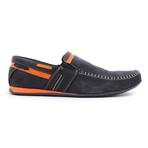 Driving Shoe // Navy + Orange (Euro: 42)