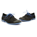 Derby // Black + Cornflower Blue (Euro: 41)