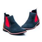 Two Tone Chelsea Boot // Navy + Red (Euro: 43)