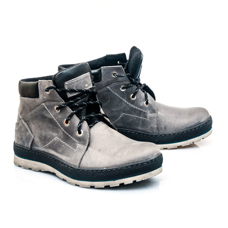 Rugged Ankle Boot // Grey (Euro: 40)