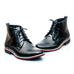 Lace-Up Ankle Boot // Black (Euro: 43)