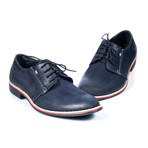 Contrast Sole Derby // Navy + Red (Euro: 45)