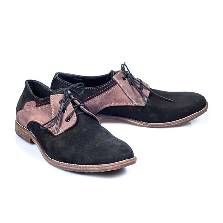 Two Tone Derby // Black + Taupe (Euro: 40)