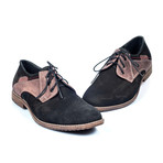 Two Tone Derby // Black + Taupe (Euro: 43)