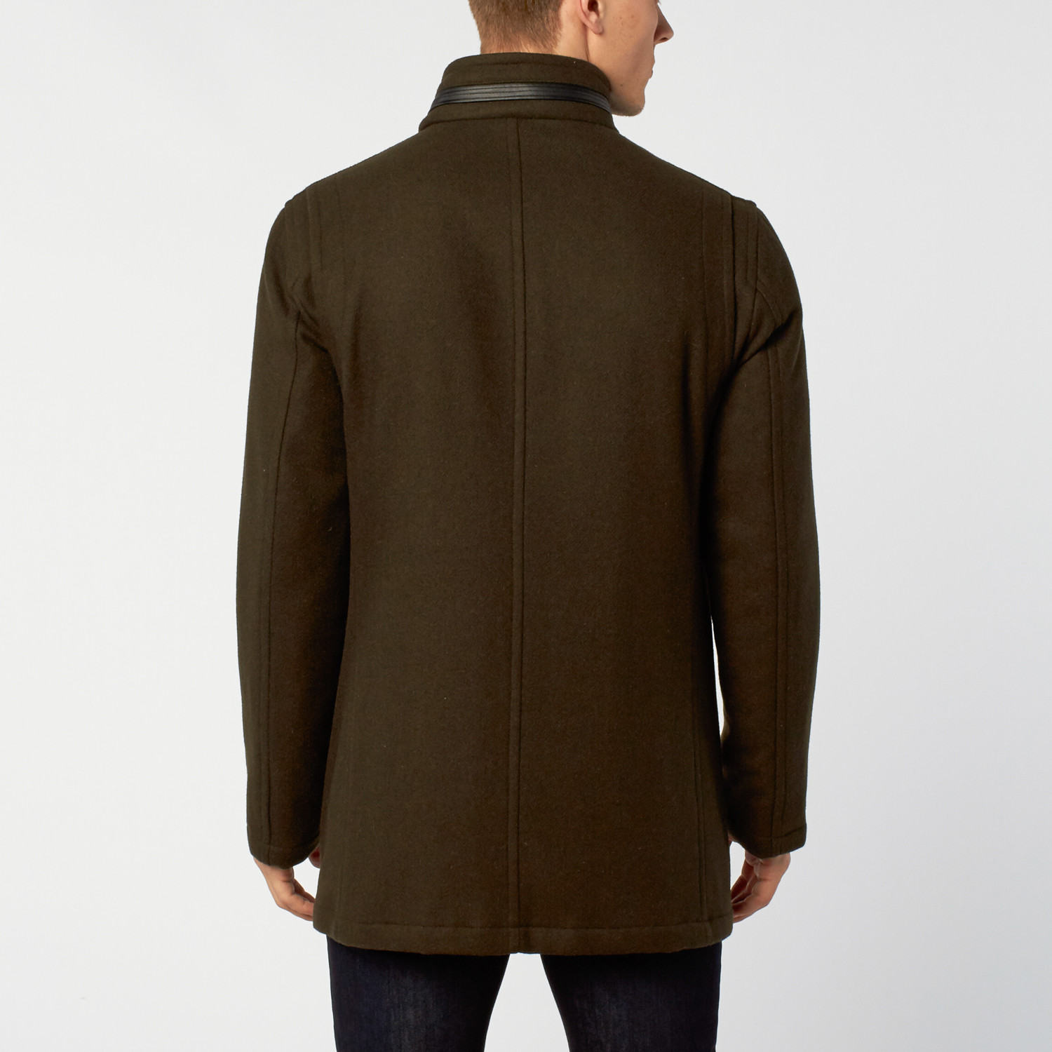 Bond Waterproof Wool Overcoat // Moss (M) - Sanyo - Touch of Modern