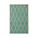 Moroccan Trellis Lattice // Emerald Green