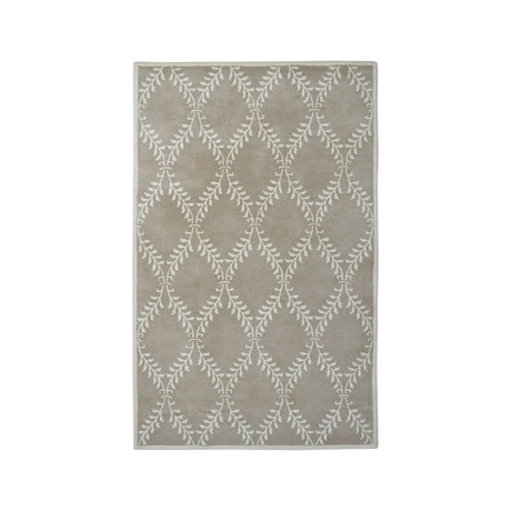 Moroccan Trellis Empire Scroll // Beige