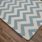 Moroccan Chevron (Brown + Ivory)