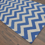Moroccan Chevron (Brown + Ivory)