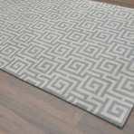 Modern Marvel Greek Key (Gray + Ivory)