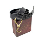 Buffalo Hook Belt // Black (Small - Medium)