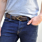 Buffalo Hook Belt // Oak (Small - Medium)