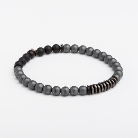 Hematite Bead Bracelet (Small)