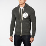 Day And Night Zip-Up // Black + White (S)