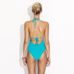 Charlie One Piece // Turquoise (L)