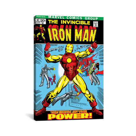 Marvel Comic Book Iron Man Issue Cover #47 (18"W x 26"H x 0.75"D)