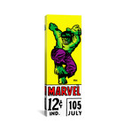 Comics (Retro) - Book Hulk Price Tag Panoramic (18"W x 26"H x 0.75"D)