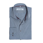 Ethan Williams // Button-Down Dress Shirt // Grey Chambray (L)