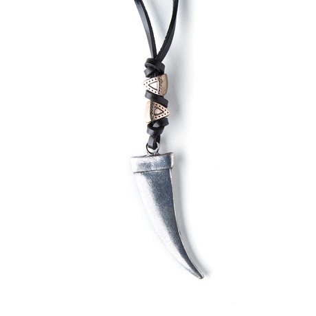 Leather Talon Bracelet // Black