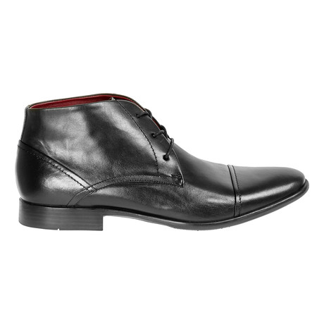 Cap-Toe Chukka // Black (Euro: 40)