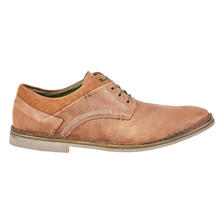 Leather + Velour Leather Derby // Light Brown (Euro: 40)