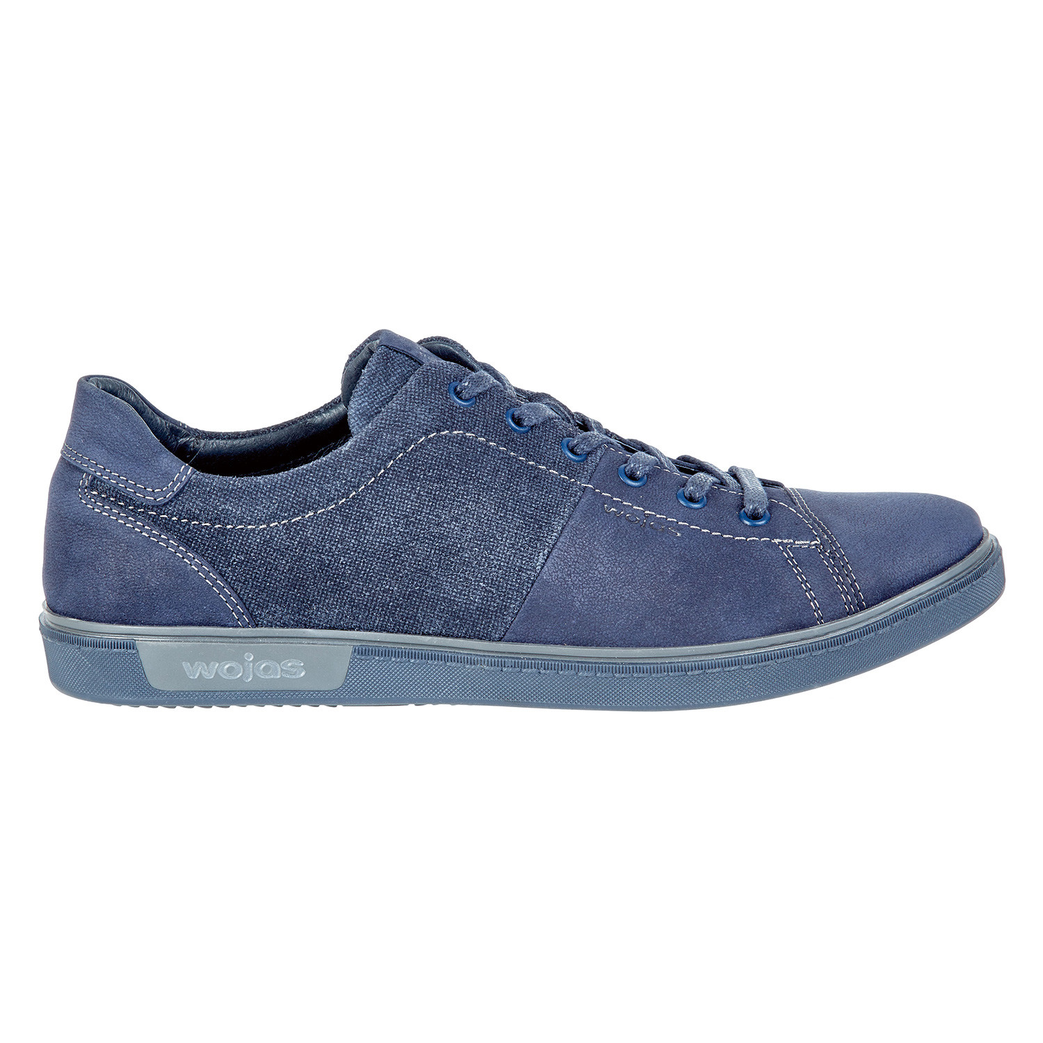 Leather + Velour Leather Sneaker // Dark Blue (Euro: 40) - Wojas Shoes ...