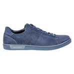 Leather + Velour Leather Sneaker // Dark Blue (Euro: 46)