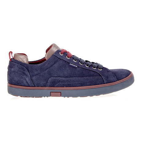 Velour Leather Sneaker // Dark Blue (Euro: 40)
