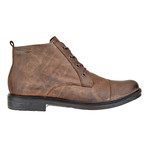 Nubuck Cap-Toe Ankle Boot // Brown (Euro: 40)