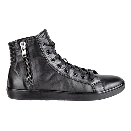 Side-Zip High-Top // Black (Euro: 40)