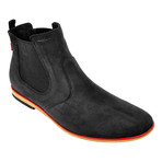 Nubuck Chelsea Boot // Black (Euro: 40)