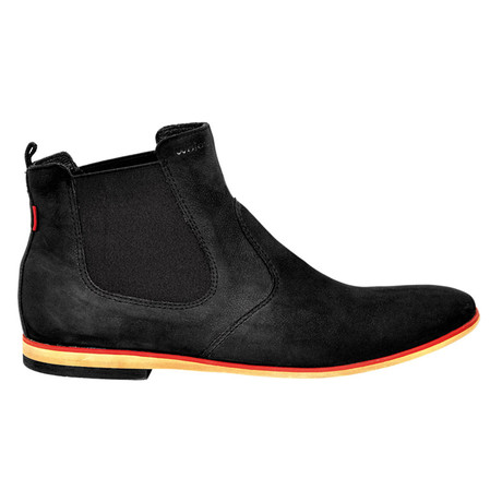 Nubuck Chelsea Boot // Black (Euro: 40)