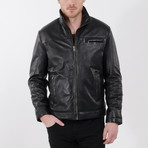 Torra Lamb Leather Jacket // Black (M)