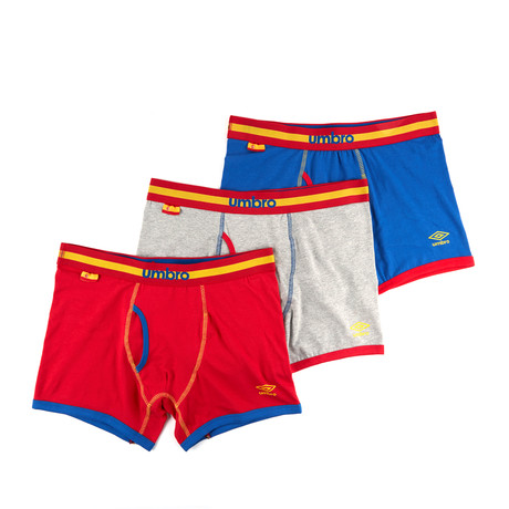 Essential Boxer Briefs  // Spain Pack // Pack of 3 (Small)