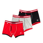 Essential Boxer Briefs  // Canada Pack // Pack of 3 (Small)